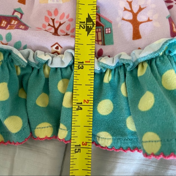 Matilda Jane Dress Knit Little Girl House Tree Print Toddler Cotton Spandex Soft - Picture 4 of 5
